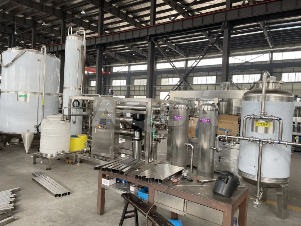 Automatic Water Factory Production Line Complete Mineral Water Pure Water Beverage Filling Production Line